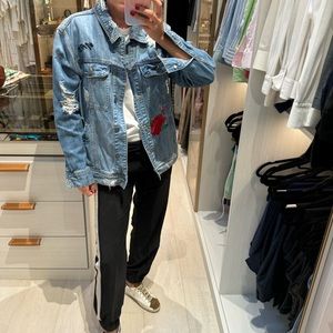 Hidden denim jacket